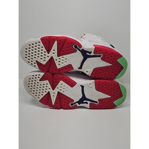 Air Jordan 6 Hare Retro Size 12 Mens White Grey Red Sneakers 2020 CT8529-062 main image 10